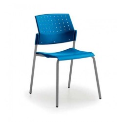 Silla Areta estructura gris
