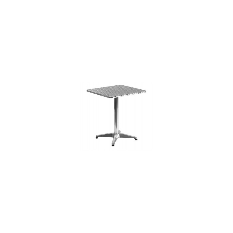 Mesa de aluminio 80x80 cm