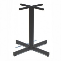 Base Equs pedestal de cruz de 75x75 cm en perfil