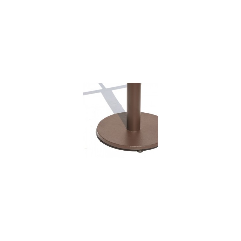 Base pedestal para mesa plato de 45 cm color cafe
