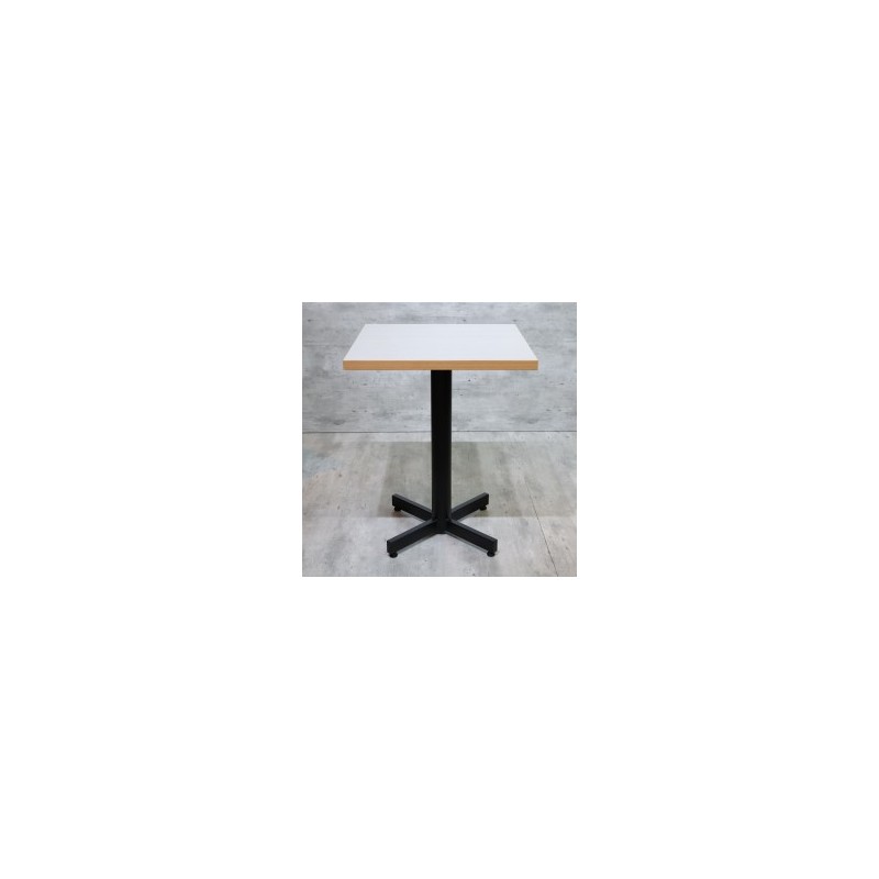Mesa 60x60 cm equs melamina para restaurante