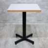 Mesa 60x60 cm equs melamina para restaurante