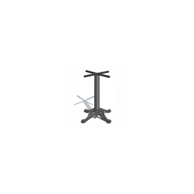 Base pedestal bistro "Jumbo" 4 puntas
