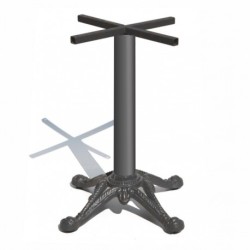 Base pedestal bistro "Jumbo" 4 puntas