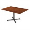 Mesa FORMICA® 75x120 cm con base fierro fundicion