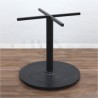 Base pedestal 70 cm Jumbo escalonada de acero fundicion