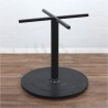 Base pedestal 70 cm Jumbo escalonada de acero fundicion