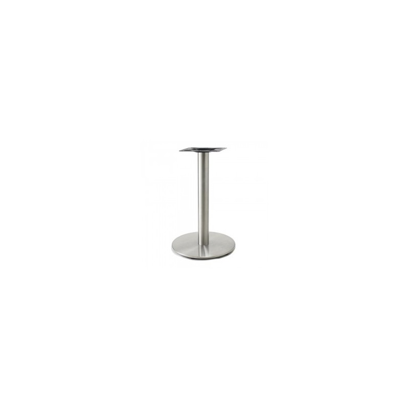 Base pedestal Plato de acero Inox 50 cm