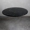 Cubierta 80 cm diametro Marmol Negro Monterrey