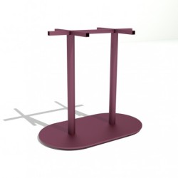 Base redonda lisa 50x80 cm pedestal para mesa