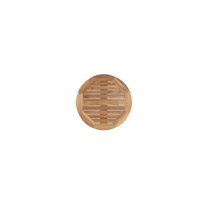 Cubierta 80 cm diametro madera de teka