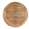 Cubierta 80 cm diametro madera de teka