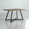 Mesa Alondra 80x120 cm base de Metal