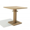 Mesa alejandrina 80x80 cm