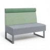 Booth Tomas para restaurante base metal