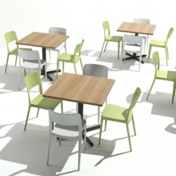 Paquete La Vie 4 Sillas con Mesa para restaurante